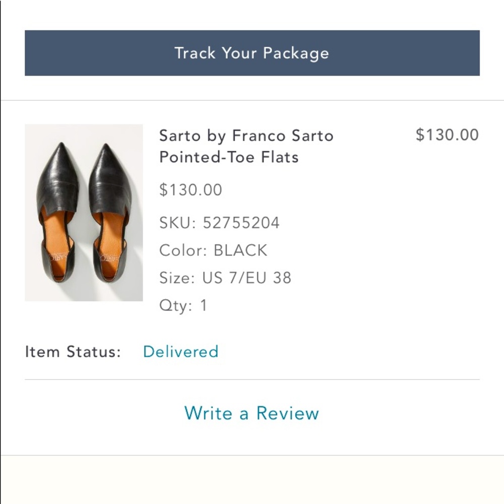 Anthropologie Franco Sarto Flats